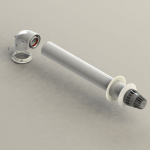 Дымоход компл.коаксиальный d 60/100 гор.L750 с антилед (Navien,ARISTON,BAXI,Protherm ) 01.07.000.000