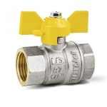 Кран газ 1/2 г/г шаровый бабочка LD Pride GAS LD 47.350.15