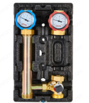 Насосная группа ROMMER с 3-х ходовым приводным смесителем 1 без насоса в теплоизоляции, RDG-1003