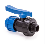 Кран ПНД  25*1" нар. разъемный