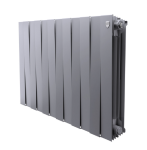 Радиатор бимет.12 c 500/100 ROYAL THERMO PianoForte 500/Silver Satin(2160Вт,Гарантия 25лет,Россия)