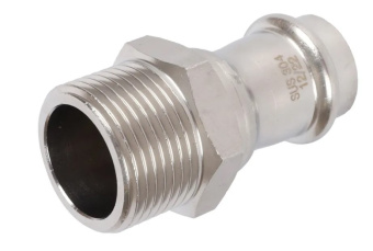RSS-0021-000221 ROMMER Переходник ВПр-НР, 22х1, из нержавеющей стали прессовой