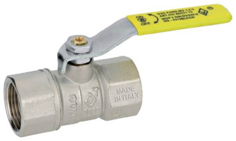 Кран газ 11/2 г/г шаровый ручка импорт.