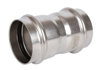 RSS-0017-000054 ROMMER Муфта равнопроходная ВПр, 54, из нержавеющей стали прессовой