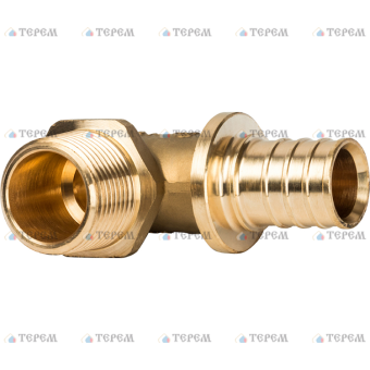 SFA-0005-002534 STOUT Угольник-переходник с наружной резьбой 25xR 3/4  для труб из сшитого полиэтиле