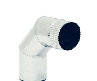 Отвод-сэндвич нерж/оцин 90гр d150/220 439/оцин 0,5мм/0,5мм удл.=60мм GP2-018741