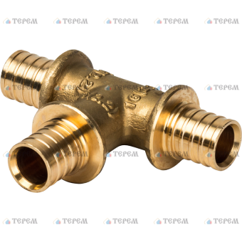 SFA-0013-000020 STOUT Тройник равнопроходный 20x20x20  для труб из сшитого полиэтилена аксиальный (3