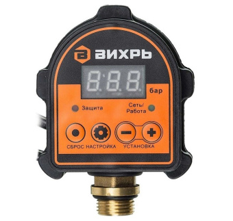 Блок автоматики к насосу ВИХРЬ  АРД-1 (1,5 кВт,2 порог.сух.ход.G 1/2) электронный 68/4/8
