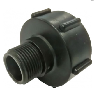 Врезка д/еврокуба 2"x 1/2" нар. (пластик)