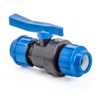 Кран ПНД  50*50 соедин. разъемный