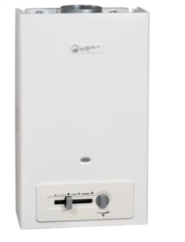 Колонка газовая WertRus 10P white пьезорожиг, модуляция пламени