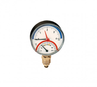 Термоманометр радиальный 6 бар 1/2-120°C, TMRA 6-1|2 Wester 0-06-0675