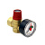 Клапан предохранительный 1/2" г/г 1,5 бар с манометром 