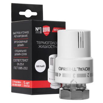 Термоголовка жидкостная ROYAL THERMO  М30х1,5 НС-1488974