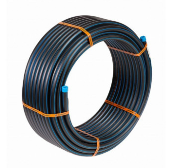 Труба 110 ПНД питьевая черная SDR17 Дн110х6,6 Ру10 ГОСТ 18599-2001 (хлыст 6 м)