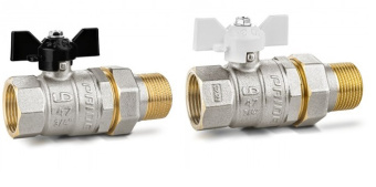 Кран шар 20 (американка) бабочка LD Pride LD 47.306.20 (12шт)