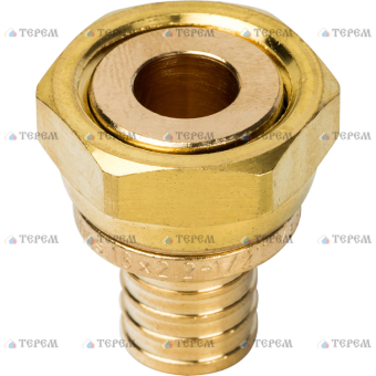 SFA-0019-002034 STOUT Переходник с накидной гайкой 20xG 3/4  для труб из сшитого полиэтилена аксиаль