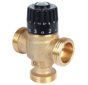 Клапан термостатический смесит.   1 НР 30-65°С KV 1,8 STOUT SVM-0125-186525