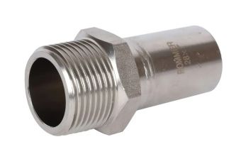 RSS-0024-000281 ROMMER Вставка переходная НПр-НР, 28х1, из нержавеющей стали прессовой
