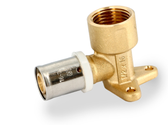 Угол ВР 16*1/2" пресс с крепл. Uni-Fitt 710G6231