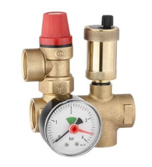 Группа безопасности для котла -ПРОХОДНАЯ 3/4" (3 бара)  ProFactor (01085046)