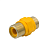 Вставка ВРД ДУ-15 (н/н) желтая (резьба латунь) VRT