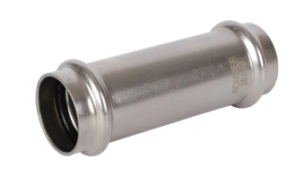 RSS-0019-000028 ROMMER Муфта надвижная ВПр, 28, из нержавеющей стали прессовой