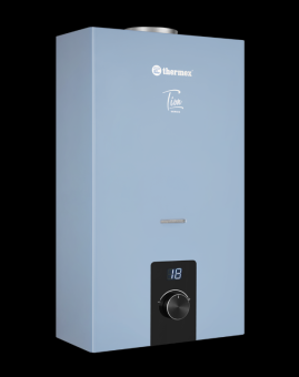 Колонка THERMEX T 20 D Silver Grey (10 л/мин,D110,батарейки) 351123