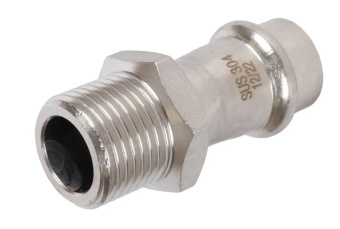 RSS-0021-001512 ROMMER Переходник ВПр-НР, 15х1/2, из нержавеющей стали прессовой
