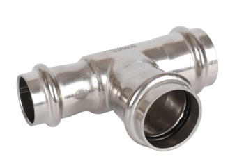 RSS-0014-282822 ROMMER Тройник переходной ВПр, 28х28х22, из нержавеющей стали прессовой
