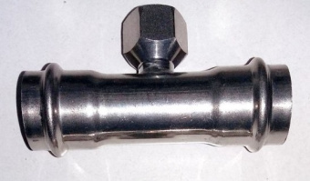 Тройник ВН 28х1/2" нерж сталь