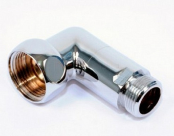 Американка угловая 1" г/ш хром