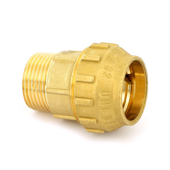 Муфта 32-1" нар  ЛАТУНЬ  для ПНД