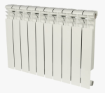 Радиатор бимет. 10 с 500/80  ROMMER Profi BM 500 (1470 Вт, Гарант. 5 лет, Китай)(RAL9016)