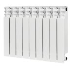 Радиатор бимет. 9 с 500/100 STOUT TITAN (1782 Вт,Гарантия 25 лет,Россия,бок.подкл,белый RAL 9016)