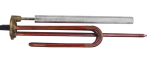 Тэн 1,5 кВт 30461К (комплект: тэн+анод),D48мм,М6 под анод,медь,стерж.термостат,RCF, Китай