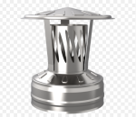 Зонт-оголовок d150/220 нерж/нерж AISI 439 (0,5/0,5) с искрогасителем GP2-018487