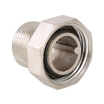 Переходник 1/2" ш x 3/4" с накидной гайкой (полусгон американки) VTr.015.N.04