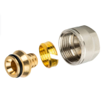  STOUT Фитинг компрессионный для труб PEX 16х2,0х3/4 (330080N051620B)