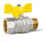 Кран газ 1/2 г/ш шаровый бабочка  40 LD Pride GAS LD 47.352.15