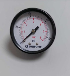 Манометр  6 бар аксиальный D 50мм 1/4, Unipump