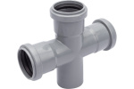 Крестовина канализ.  50/50/50-87.5° СЕРАЯ  55635