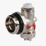 RMS-1001-020001 ROMMER Регулируемый концевой фитинг с дренажным вентилем, ручной воздухоотводчик 1