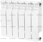 Радиатор бимет. 6 с 350/90 STOUT SPACE (804 Вт,Гарантия 25 лет,Россия,бок.подкл,белый RAL9016)