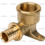 SFA-0009-002034 STOUT Угольник настенный с креплением 20xRp 3/4  для труб из сшитого полиэтилена акс