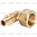 SFA-0006-001634 STOUT Угольник-переходник с внутренней резьбой 16xG 3/4  для труб из сшитого полиэти