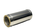 Труба сэндвич d 150/220 L=1,0м  нерж/оцинк AISI 439 (0,5/0,5) GP2-011707