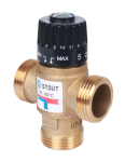  STOUT Термостатический смесительный клапан для ситем отопления и ГВС 1  НР 35-60C Kvs 2,5