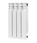 Радиатор бимет. 4 с 500/100 STOUT TITAN (792 Вт,Гарантия 25 лет,Россия,бок.подкл,белый RAL 9016)