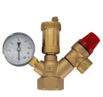 Группа безопасности для котла - Мини Y образная 1" (3 бар) СТМ CARSGC01